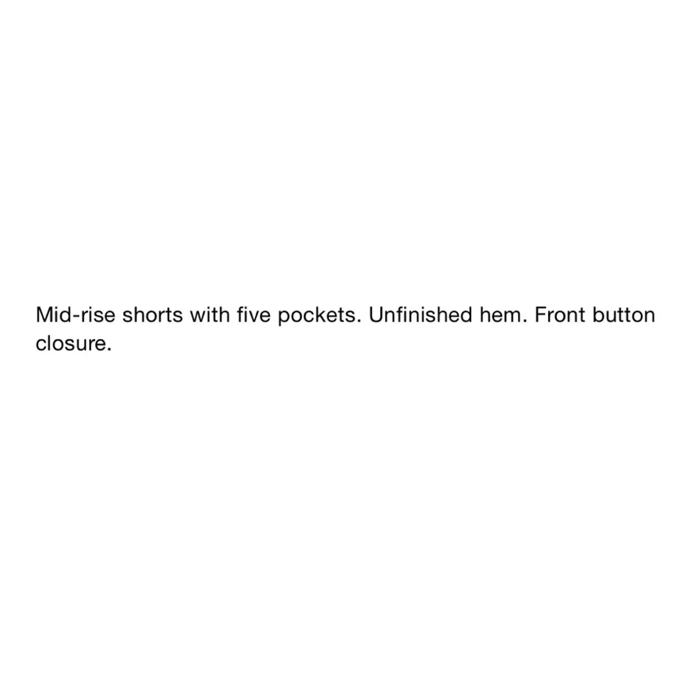 Zara | Mid-Rise Denim Shorts
